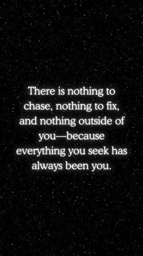 There’s Nothing To Chase… It Was Always YOU 😳