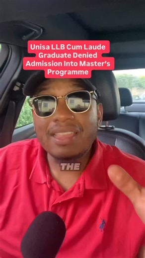 Success Inspiration Academy on Instagram: "Unisa Cum Laude LLB graduate denied master’s admission with @researchull . #university"
