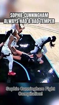 Sophie Cunningham Fight Compilation! #sophiecunningham #caitlinclark #wnba #basketball #womenssport