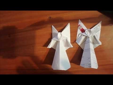 Origami Angel – Elegant and Peaceful Paper Figure 👼