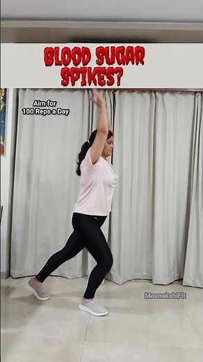 Simple Workout That May Help Reduce Blood Sugar Spikes | 100 Daily Reps |