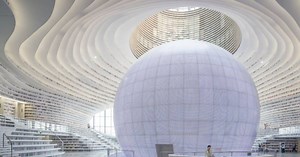 To jedna z najpiękniejszych bibliotek na świecie. Przypomina kadr z filmu science-fiction