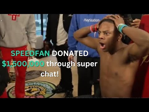 IShowSpeed reacts to a $1.5 MILLION DOLLAR DONATION!