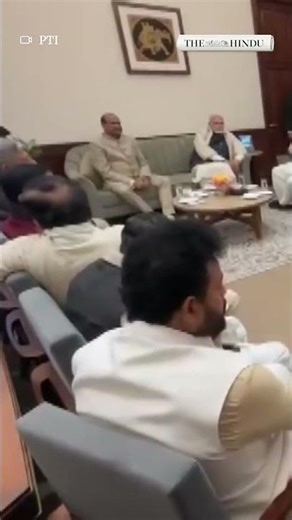 Om Birla, Modi host tea with opposition after Parliament session