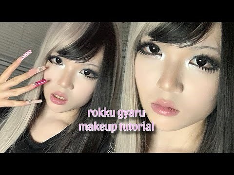 rokku gyaru makeup tutorial ౨ৎ⋆˚｡⋆