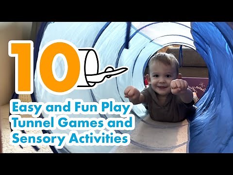 10 Easy and Fun Play Tunnel Games and Sensory Activities