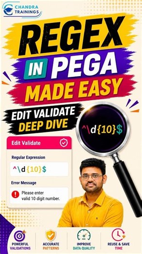 REGEX in PEGA Made Easy | Edit Validate Deep Dive