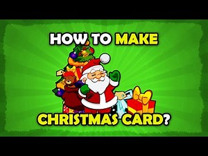How To Make Christmas Greeting Cards Step By Step!