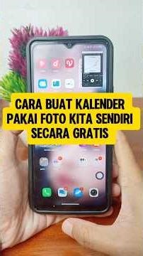 How to Create a Calendar Using Your Own Photos for Free - Mobile Phone Tutorial