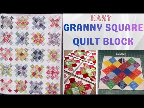 Beginner Granny Square Quilt Block | FAST & EASY DIY Tutorial