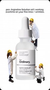 Is this Botox in a bottle? No, not quite. Argireline Solution 10% is our lightweight, water-based serum that targets the appearance of forehead, smile and “11” lines—with no needles required 💉🚫 Smoother, more relaxed-looking skin at theordinary.com 😌 | The Ordinary