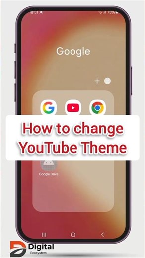 How to Change YouTube Theme on Mobile 📱 (Dark & Light Mode)