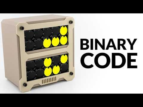 BINARY CODE - Flip Dot Clock
