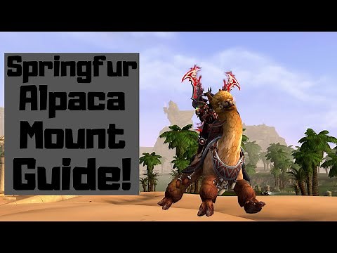How to Get The Springfur Alpaca Mount Guide