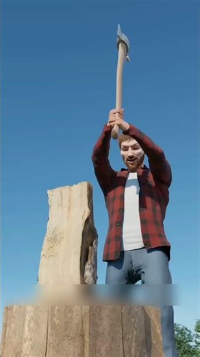 How the shotgun AXE works it #3danimation #youtube #shorts