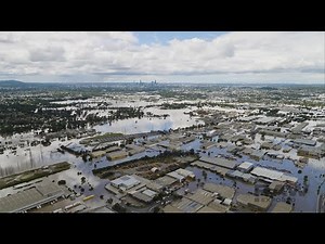 Brisbane Flood - Helicopter Video FEB 28th 2022