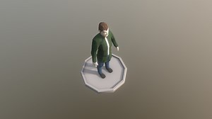 Low Ploly character WIP - 3D model by walterswinney