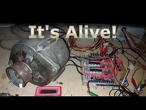 Running a car alternator as a BLDC electric motor with the new controller