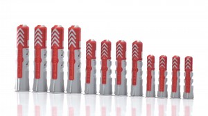 fischer FIXtainer Duopower - Power and Smart Box Set, Universal Plug, 210pcs (Whitout Screws) Folding Expansion Home Renovation Solid, Hollow or Drywallpaper Secure Fastening Solution