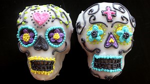 Sugar Skull Cakes