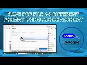 How to Save a PDF File As a Different Format Using Adobe Acrobat