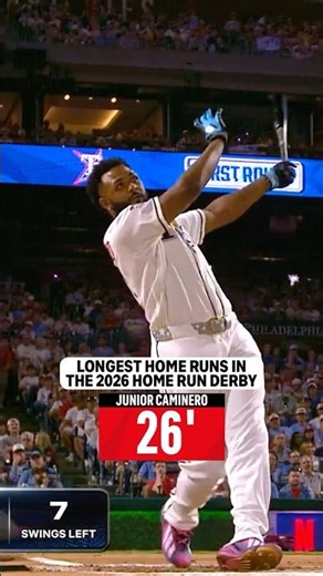 The longest home runs of the 2026 Home Run Derby 💪 #mlb #baseball