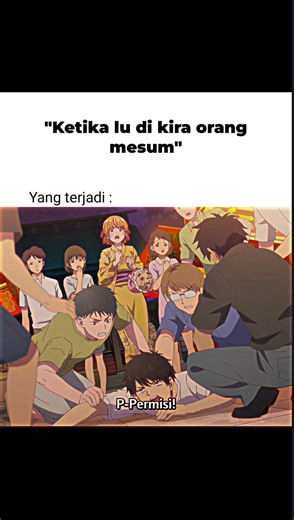 Auto panik wkwk😂 #anime #animeromancecomedy