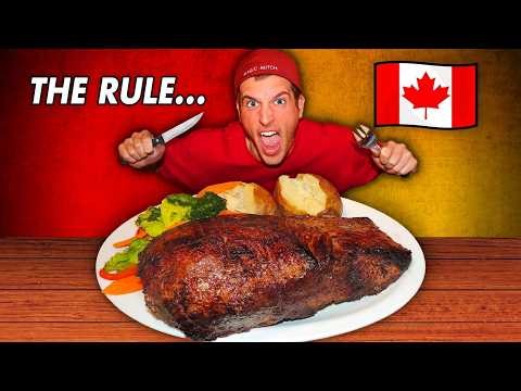 This 72 oz Canadian Steak Challenge Has a Rule Straight Out of a Movie!