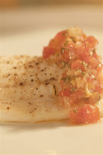 Vietnamese crepe with fragrant almonds and delicate sole