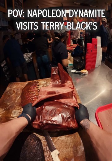 Napoleon Dynamite at Terry Black's BBQ