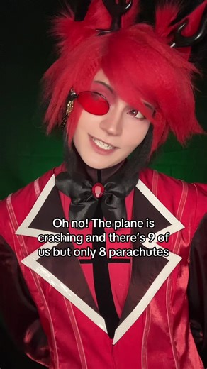 Wings? What wings? #alastor #hazbinhotel #alastorcosplay #hazbin #hazbinhotelcosplay