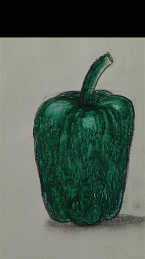 How to draw capsicum drawing easy steps / Capsicum drawing easily |#vairal #shorts #youtub