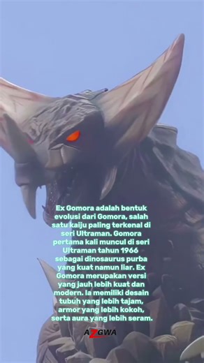 3 fakta unik kaiju ex gomora #exgomora #gomora #ultraman #tokusatsu #tsuburaya