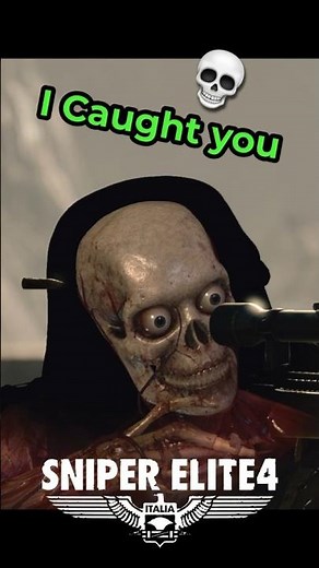 Elimination of the enemy's sniper and his escort | sniper elite 4 #shorts