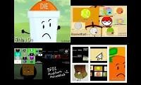 Mix of 4 videos from youtube : so many bfdi auditions
