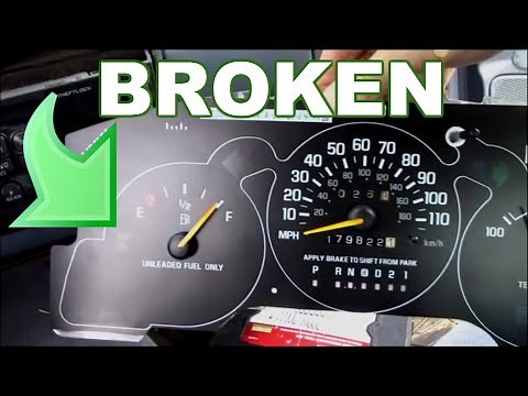 How to replace a fuel gauge that is broken