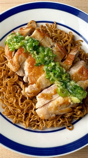 365K views · 1.6K reactions | HK Scallion Oil Chicken Noodles One of...