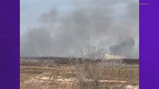 Wildfires burning in the Texas Panhandle
