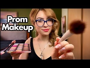 ASMR Doing Your PROM Makeup ✨ Personal Attention for Sleep ✨
