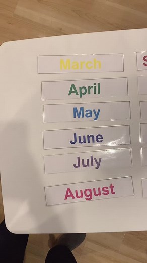 Learn the Months in English! #months