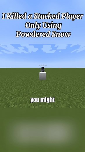 Creative Minecraft Building: Powdered Snow Tactics