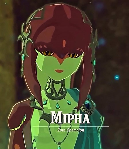 Mipha edit #zelda #zeldabotw #mipha #botw #viral | zelda breath of wild