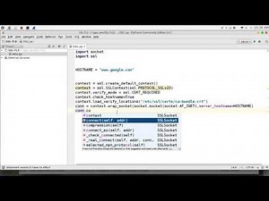 101 Python network programming SSL TLS