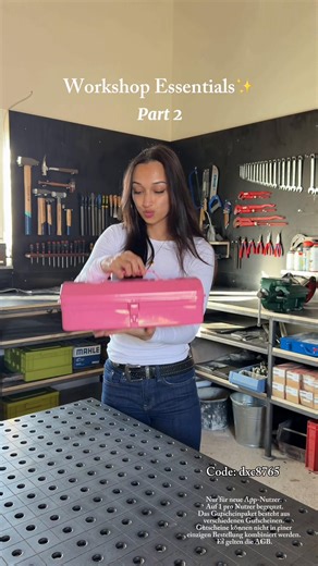 Workshop Essentials pt. 2✨⚒️ *Werbung Werkstatt-Upgrade-Ausrüstung von @temu ! Suche auf TEMU nach „dxc8765“, um einen Rabatt zu erhalten. NUR für NEUE Temu-App-Nutzer!! Es gelten die AGB✨ Kostenloser Versand & kostenlose Rücksendung innerhalb von 90 Tagen- Ein Mindestbestellwert ist erforderlich. #welder #weldinggirl #werkstatt #handwerk #workshopessentials
