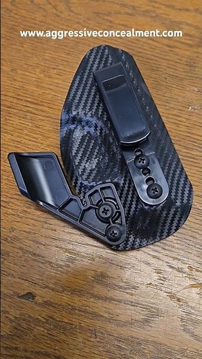 Tuckable IWB kydex holster for Smith and Wesson Bodyguard 2.0. www.aggressiveconcealment.com