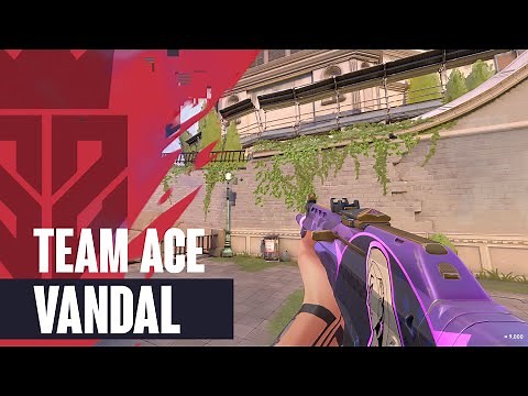Team Ace Vandal Skin (Reyna Vandal) Showcase - Valorant Team Ace Agent Skin Collection