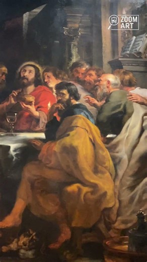 Rubens’ Last Supper – Drama, Light, and Flemish Power #zoomart #Rubens #LastSupper