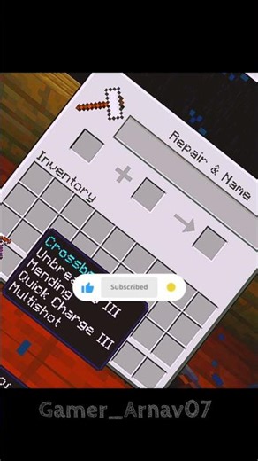 THE ULTIMATE SNIPER! 🏹💥 | God Crossbow Recipe #shorts #minecraft #gaming