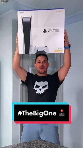 It came... it finally came!! 🕹 #thebigone #ps5 #playstation5 #stepbystep #imbusyrightnow #up #GamingSetup