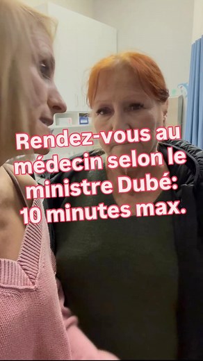 🤯si tu veux PLEURIRE.🤣😭 Hier ma mère qui voulait prendre 15 minutes avec son médecin… ES-TU MALADE?! Dubé dit entre 7 et 10 minutes MAX!!! Ma mère vient de couper 2 minutes à la prochaine patiente. 😂 #santequebec #quebec #polqc | Mère Ordinaire Par Bianca Longpré
